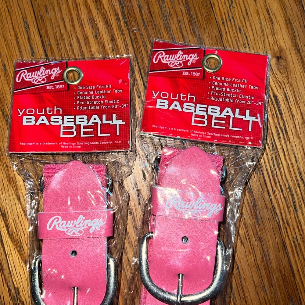 5 NIP Rawlings Youth baseball belt